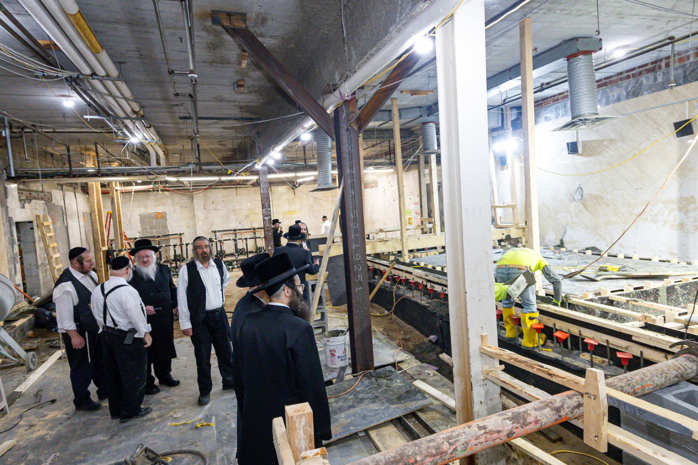 הרחבת המקווה טהרה בחצה"ק באבוב