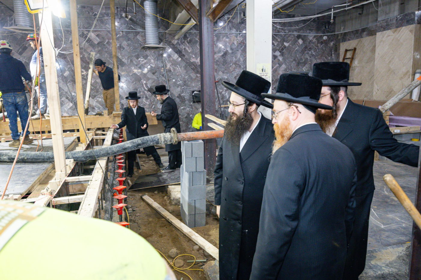 הרחבת המקווה טהרה בחצה"ק באבוב