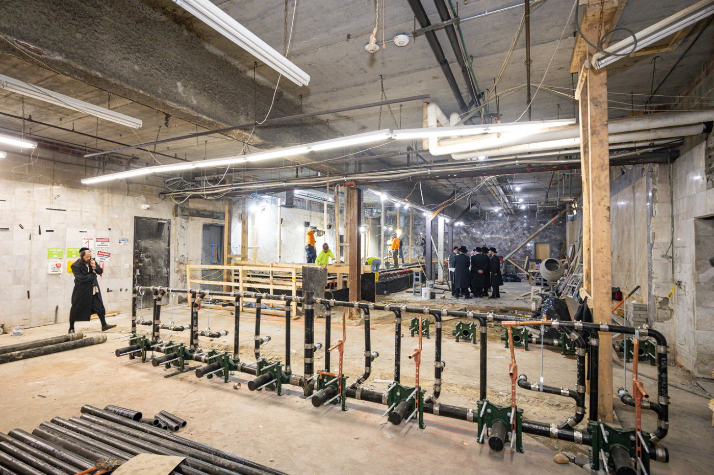 הרחבת המקווה טהרה בחצה"ק באבוב