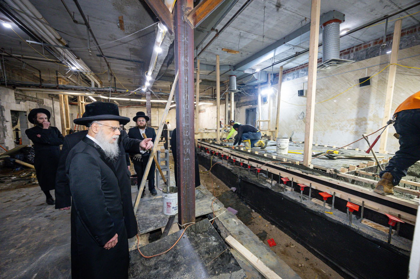 הרחבת המקווה טהרה בחצה"ק באבוב