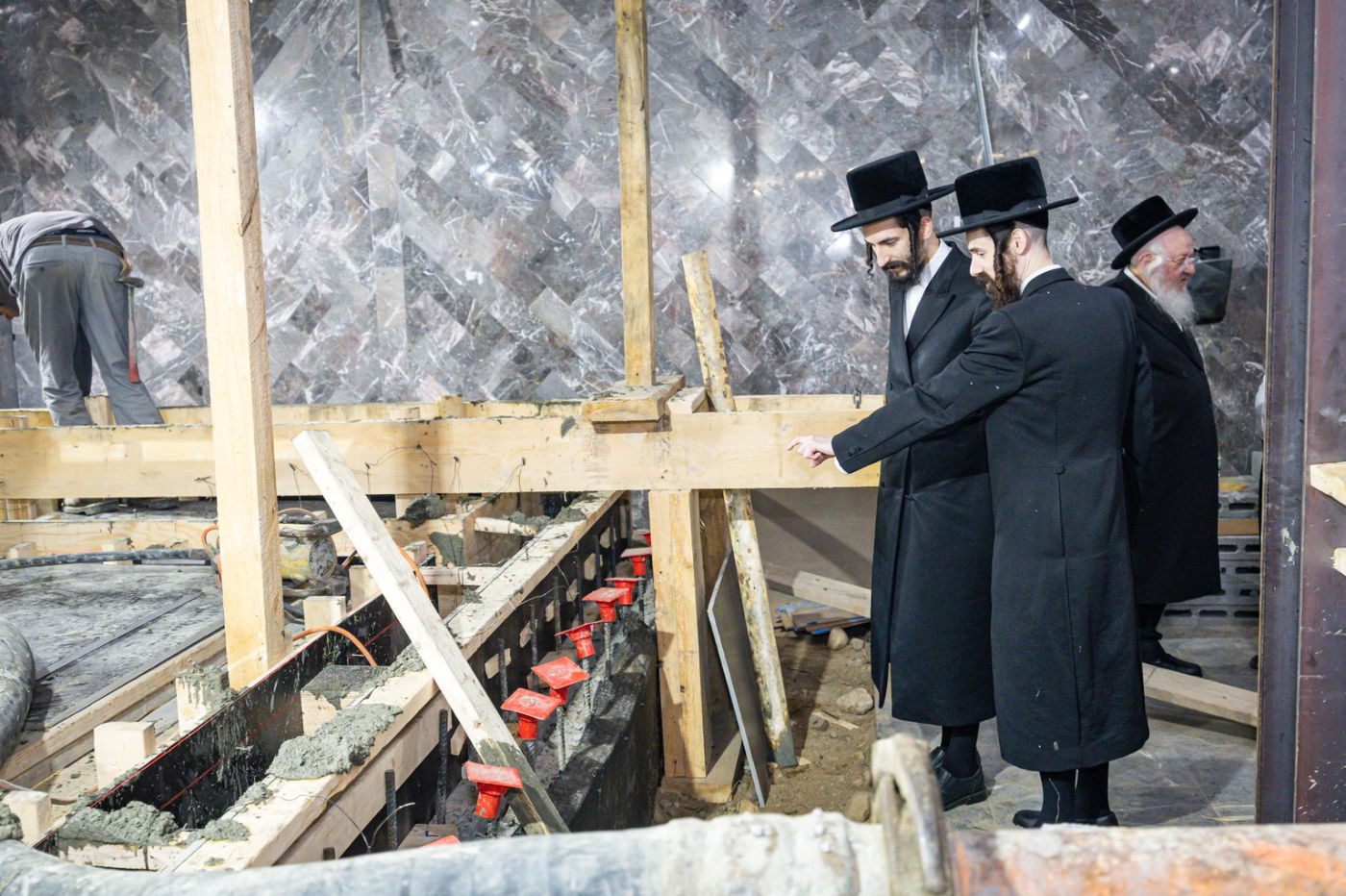 הרחבת המקווה טהרה בחצה"ק באבוב