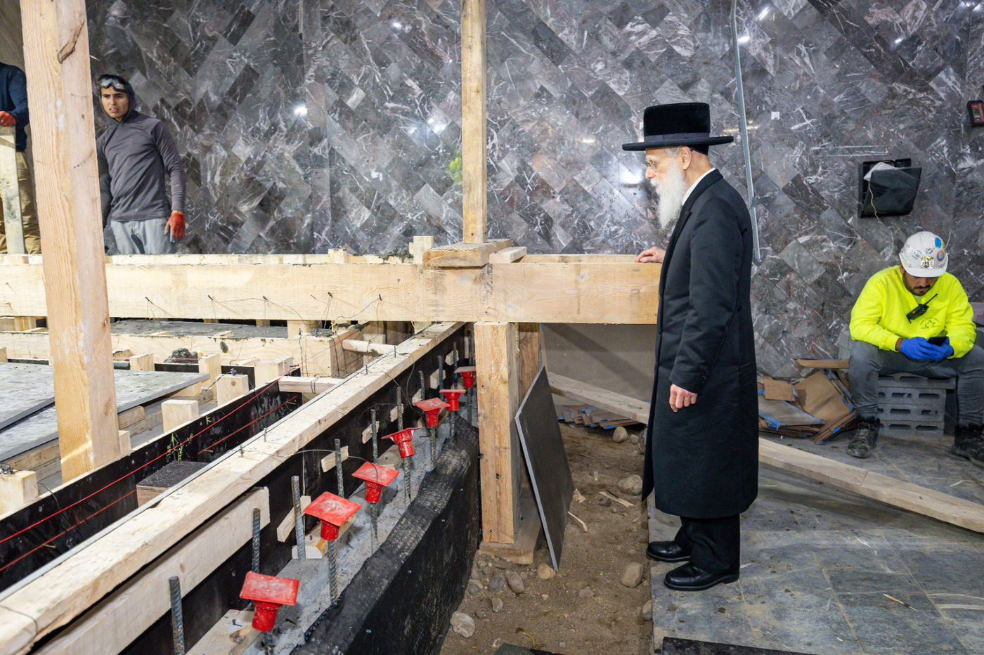 הרחבת המקווה טהרה בחצה"ק באבוב