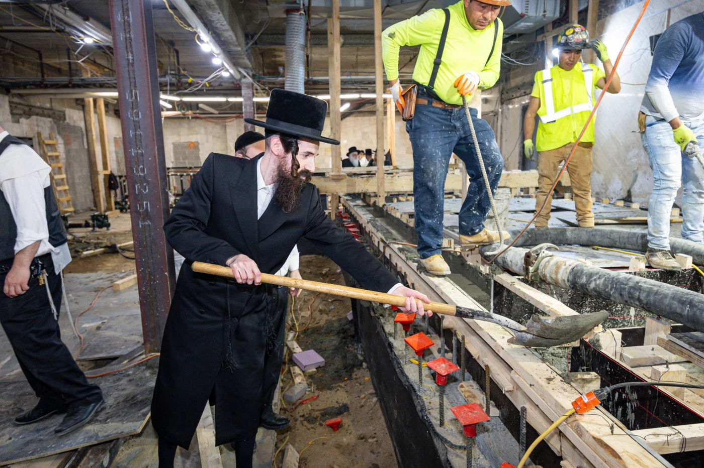 הרחבת המקווה טהרה בחצה"ק באבוב