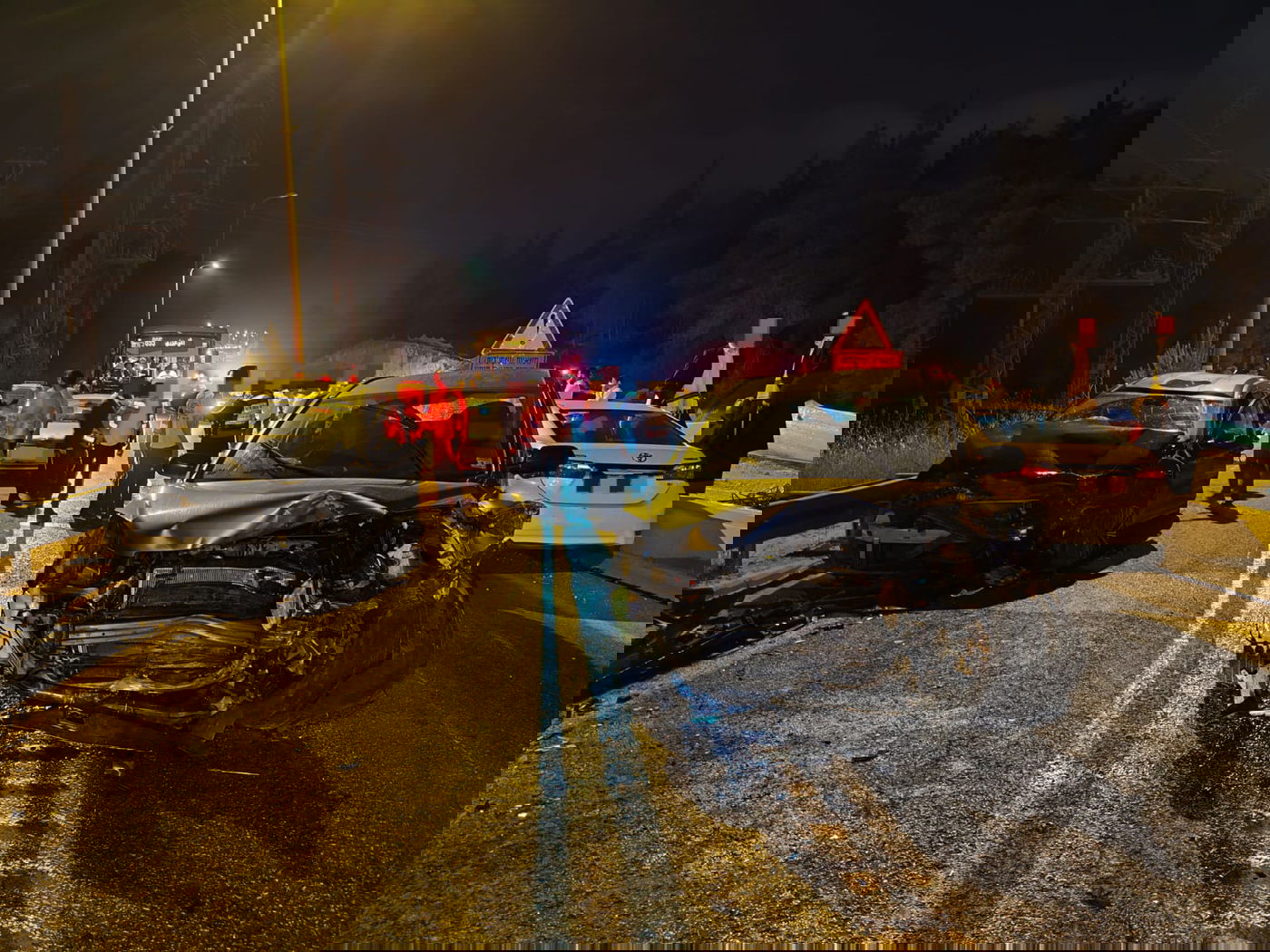 זירת התאונה