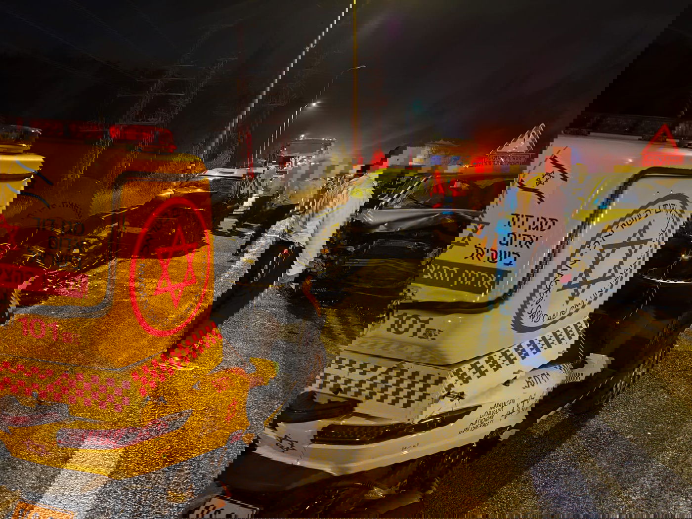 זירת התאונה