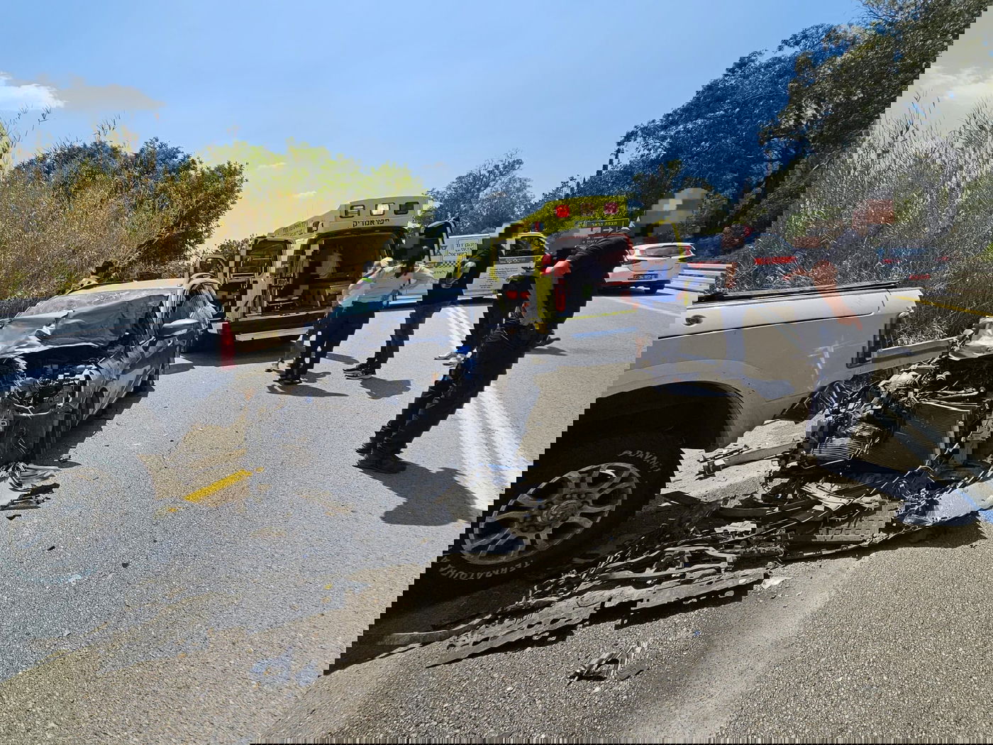 שוב טרגדיה נוראה: יצא מהרכב כשעצר בשולי הכביש - ונדרס למוות