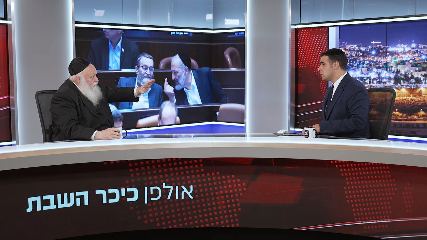 ח"כ יצחק גולדקנופף בריאיון לישי כהן באולפן 'כיכר השבת'