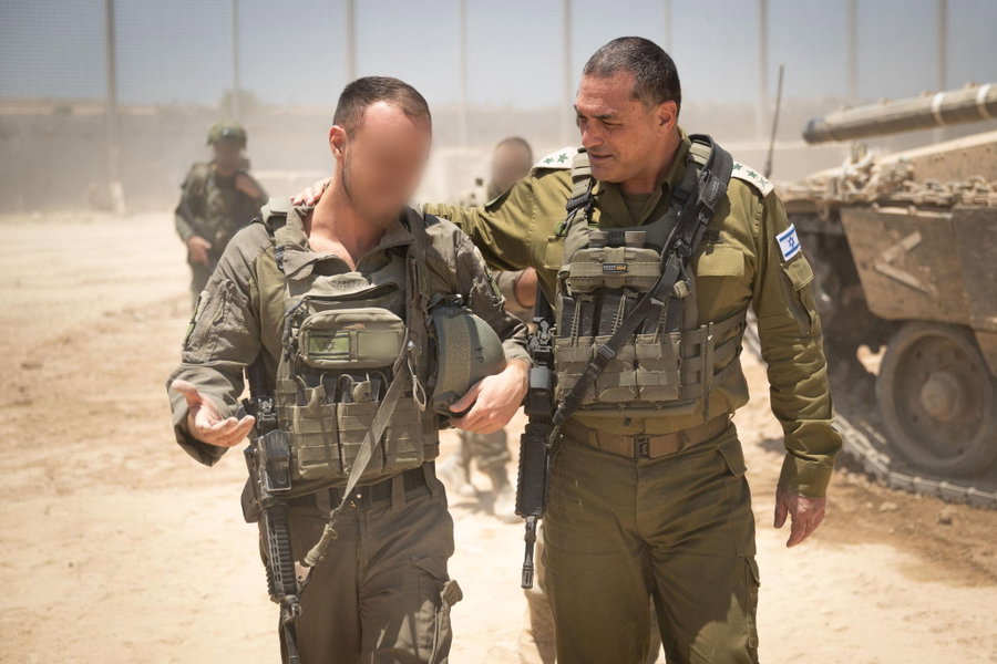הרמטכ"ל בביקור ברצועת עזה