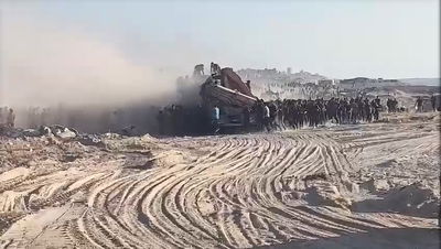 חלוקת הסיוע בעזה