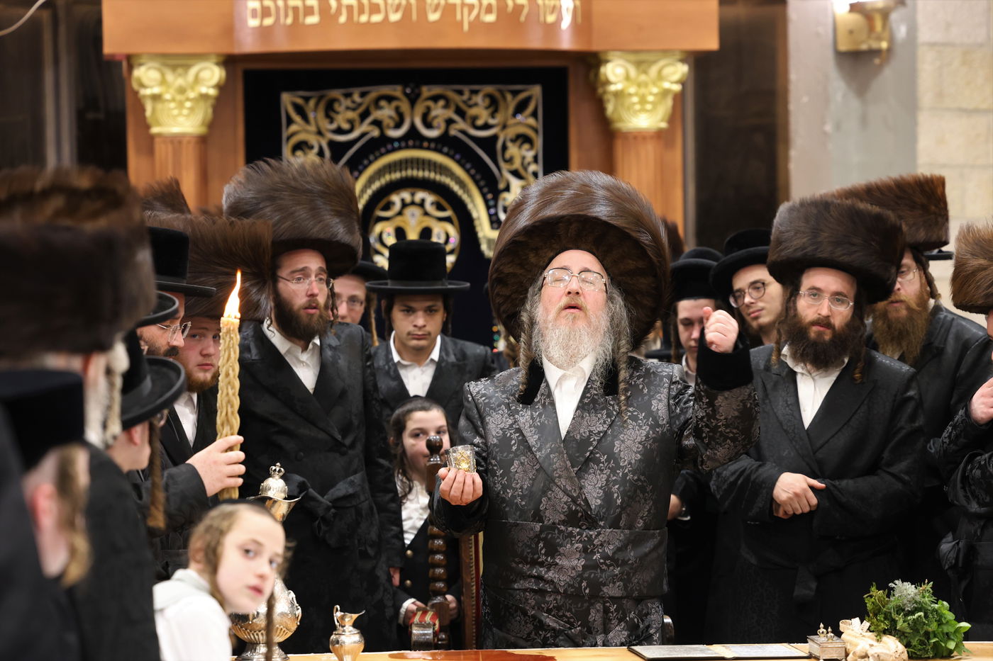 'שבת כותל' בחצר הקודש ביאלה ב"ב