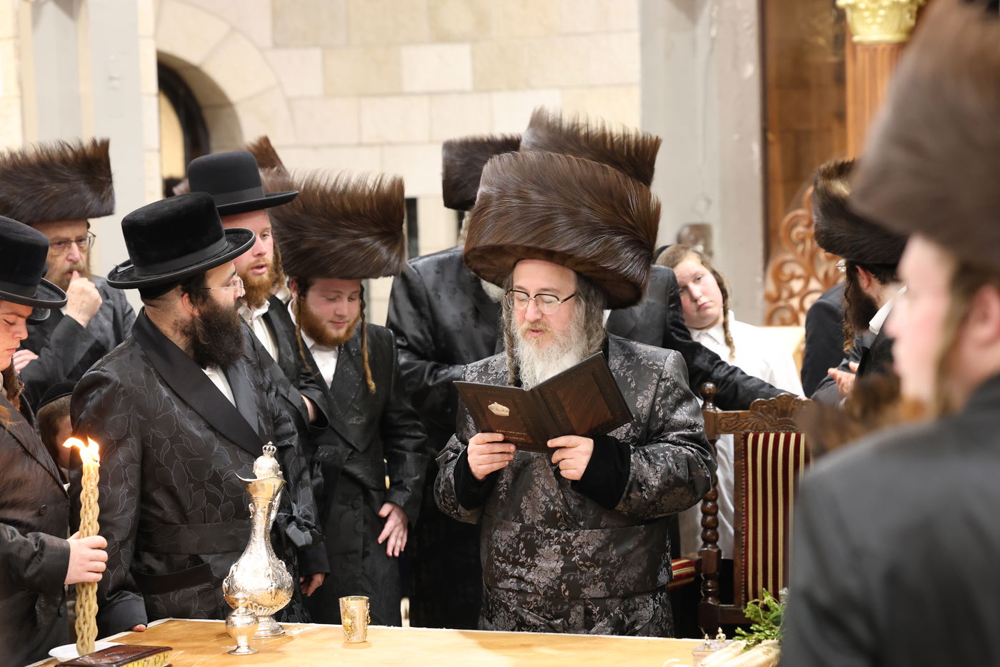 'שבת כותל' בחצר הקודש ביאלה ב"ב