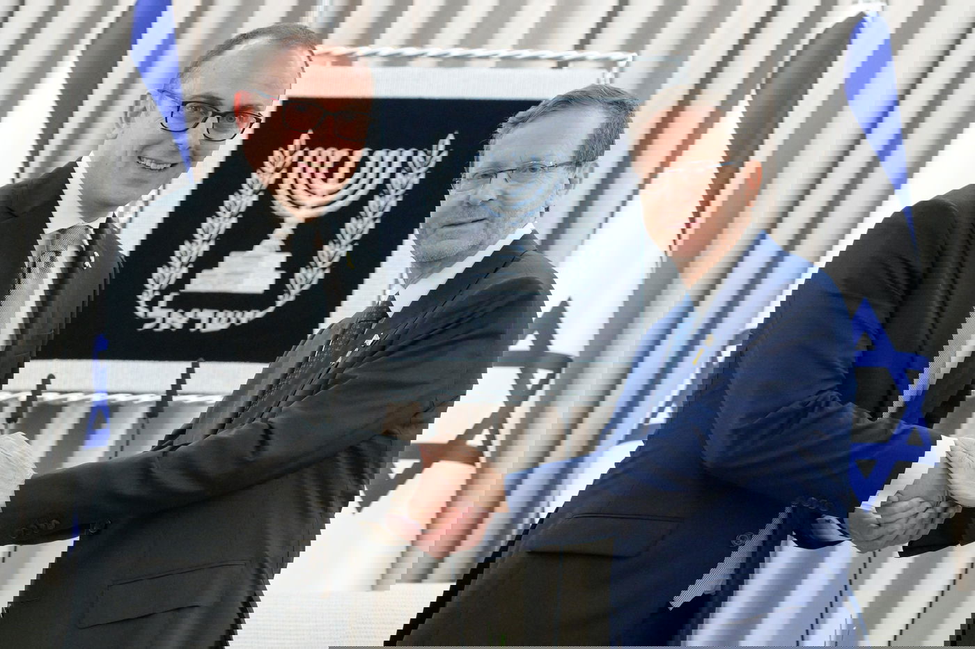 הנשיא הרצוג מקבל את שגררי פולין ומלטה