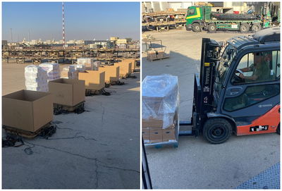 הציוד שהועבר