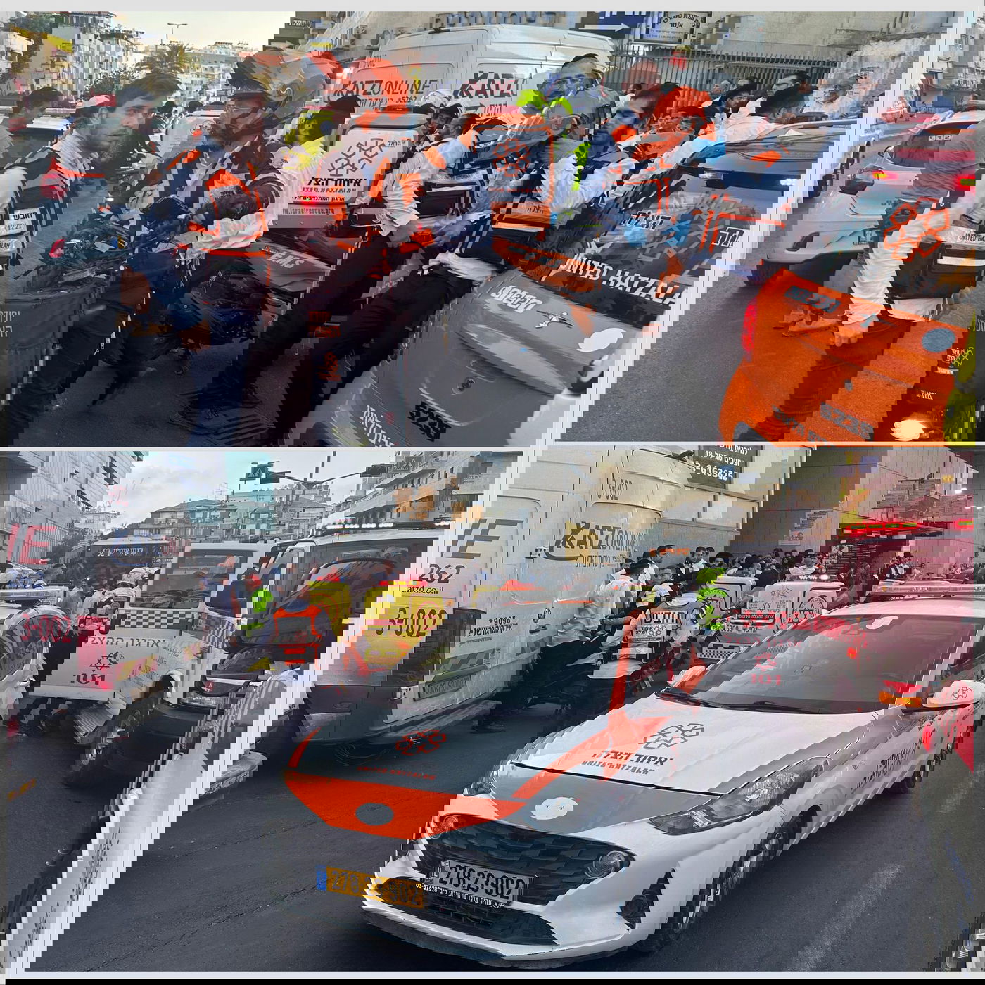 זירת התאונה