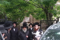 האדמו"ר מסאטמר לפני יציאתו לניו העמפשייר