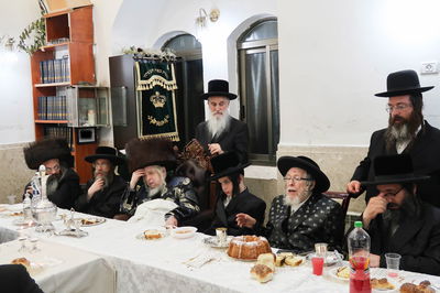 בר מצוה של נכד האדמו"ר מקרעטשניף סיגעט