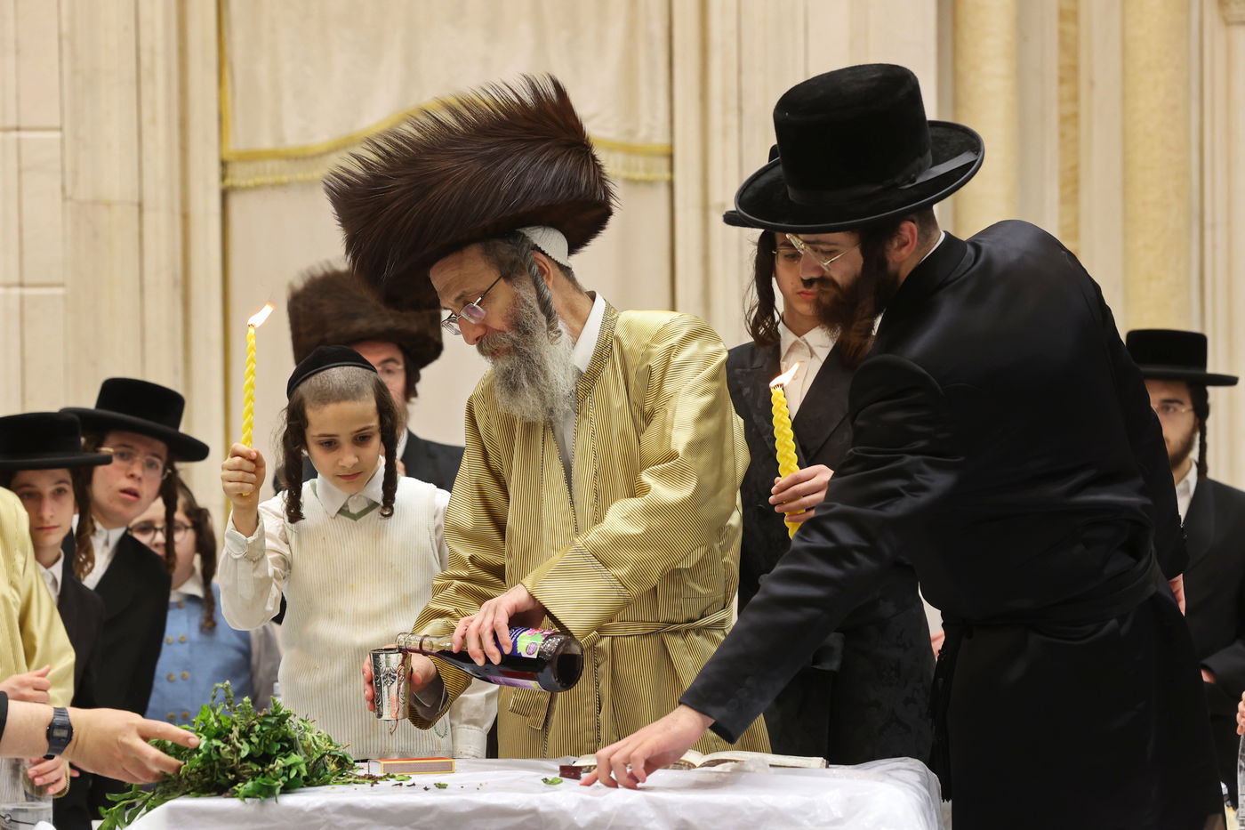 הגה"צ רבי אלימלך בידרמן בהבדלה בבית שמש