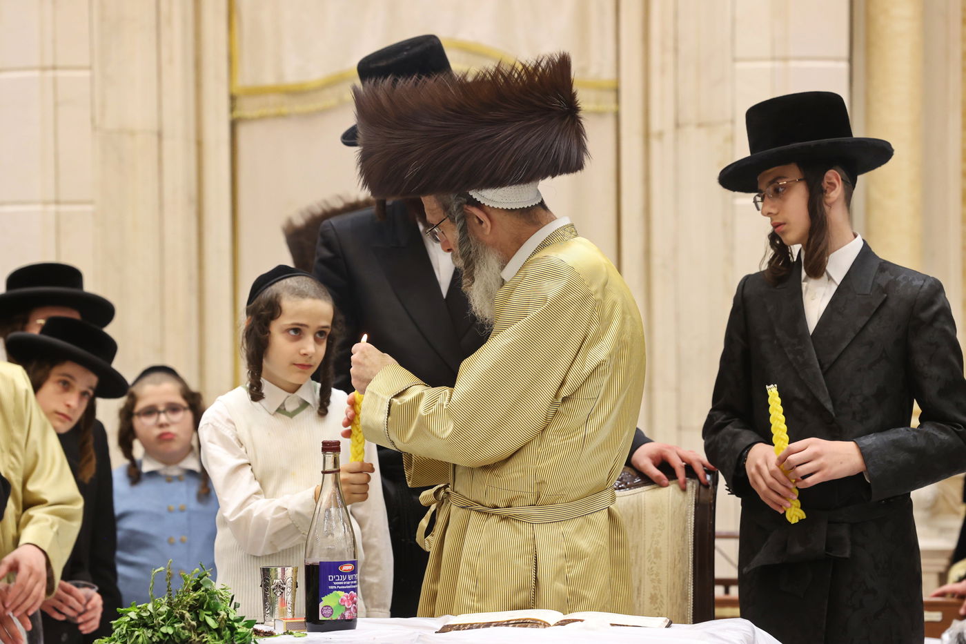 הגה"צ רבי אלימלך בידרמן בהבדלה בבית שמש