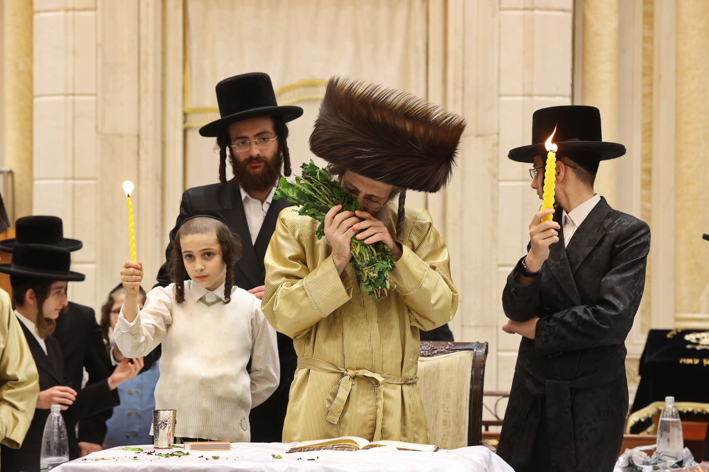 הגה"צ רבי אלימלך בידרמן בהבדלה בבית שמש