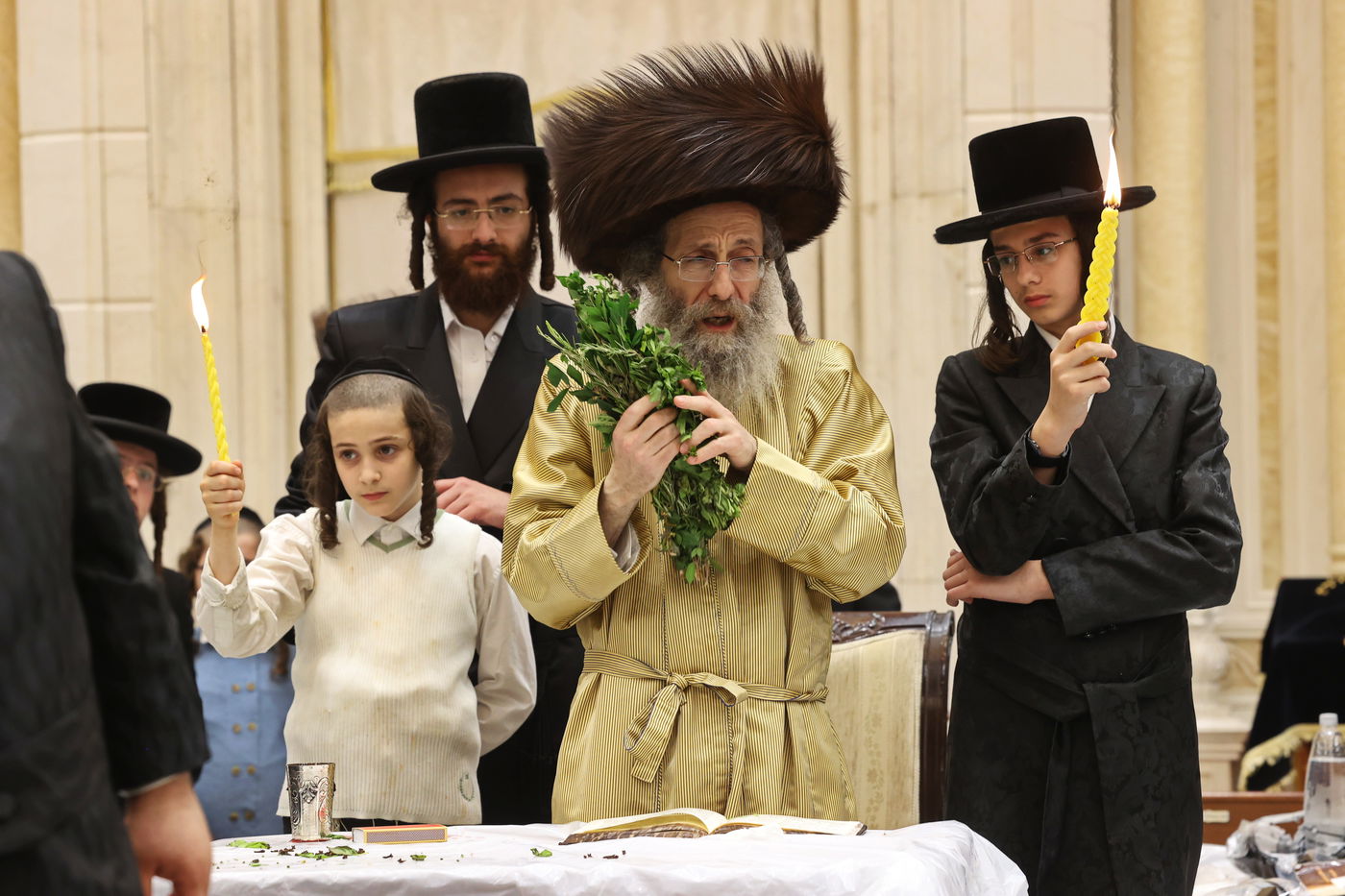 הגה"צ רבי אלימלך בידרמן בהבדלה בבית שמש