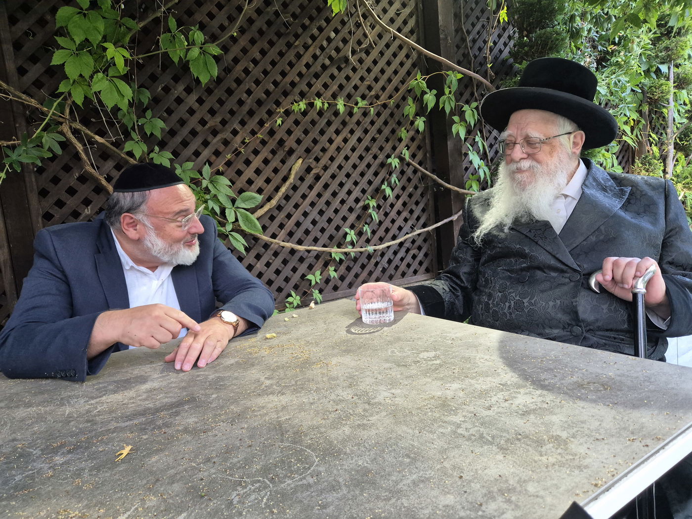 האדמו"ר משאץ ויז'ניץ בביקור בלונדון