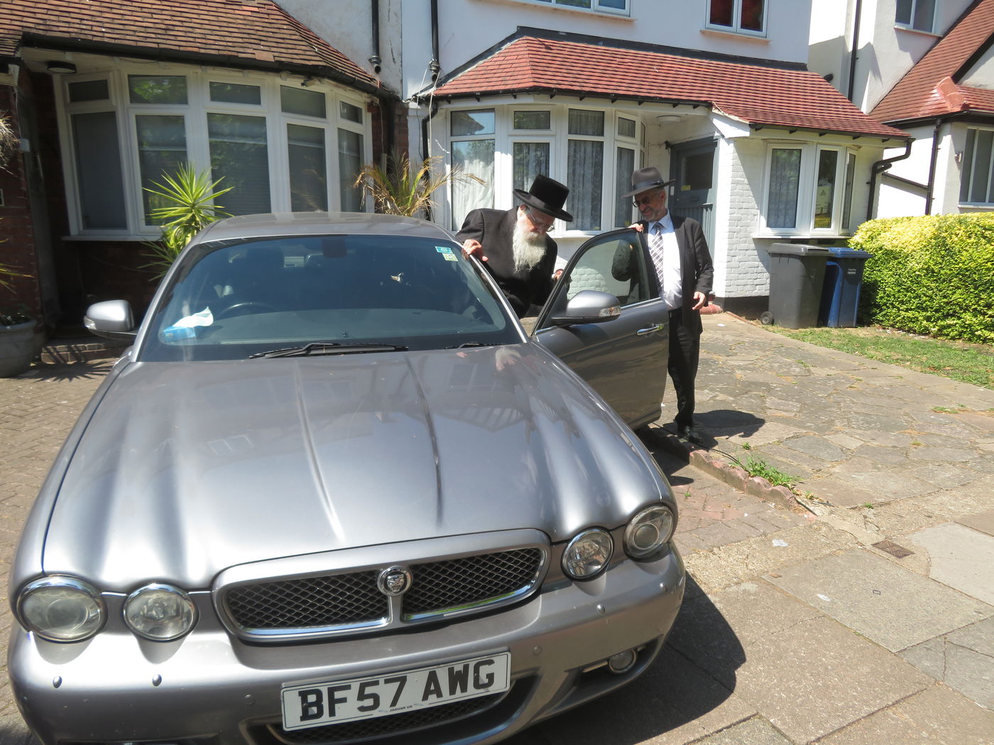 האדמו"ר משאץ ויז'ניץ בביקור בלונדון