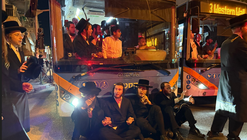 הפגנות וחסימות בירושלים