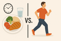 אכילה בריאה או פעילות גופנית, מה חשוב יותר?