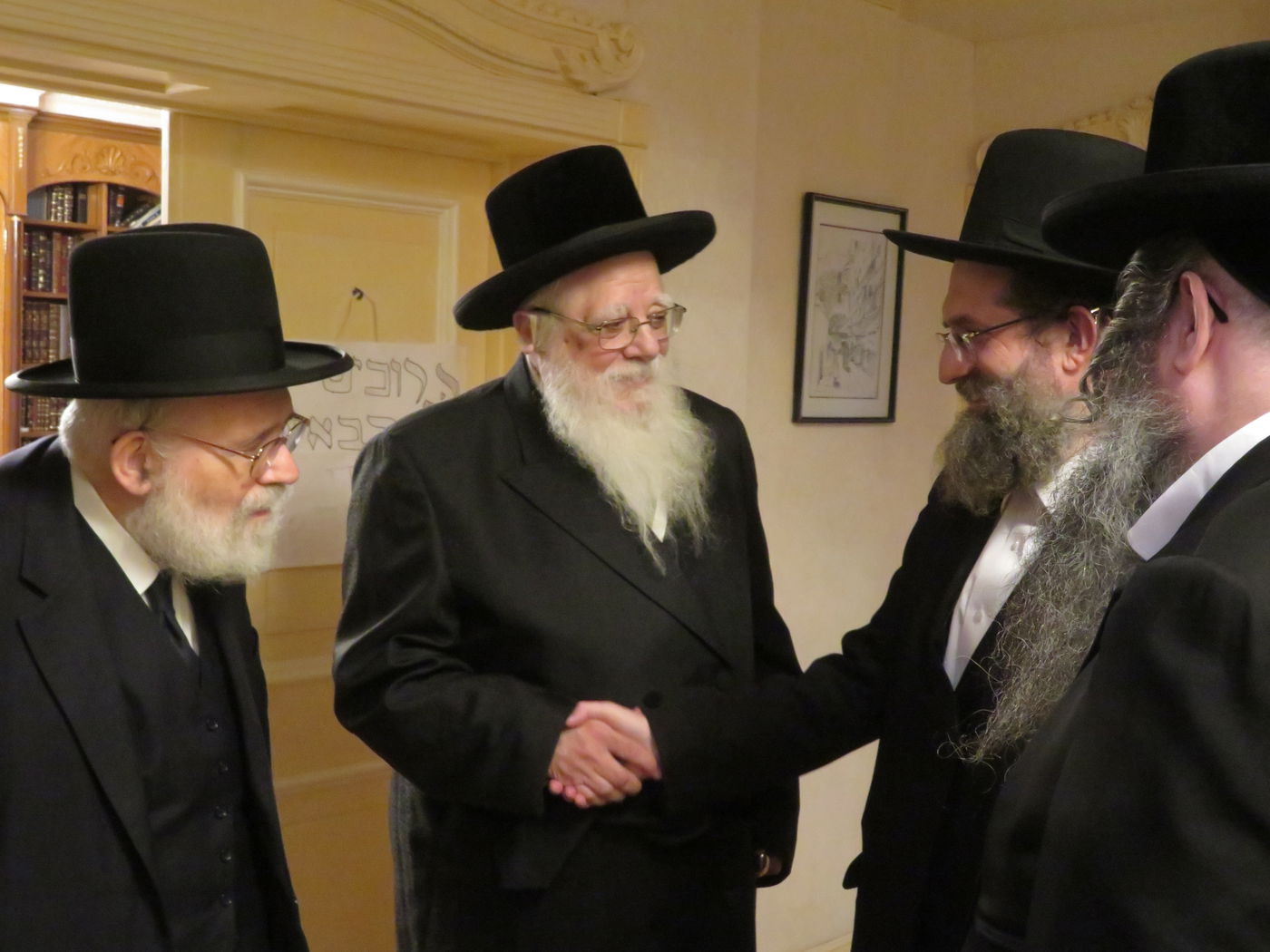 האדמו"ר משאץ ויז'ניץ בביקור בלונדון