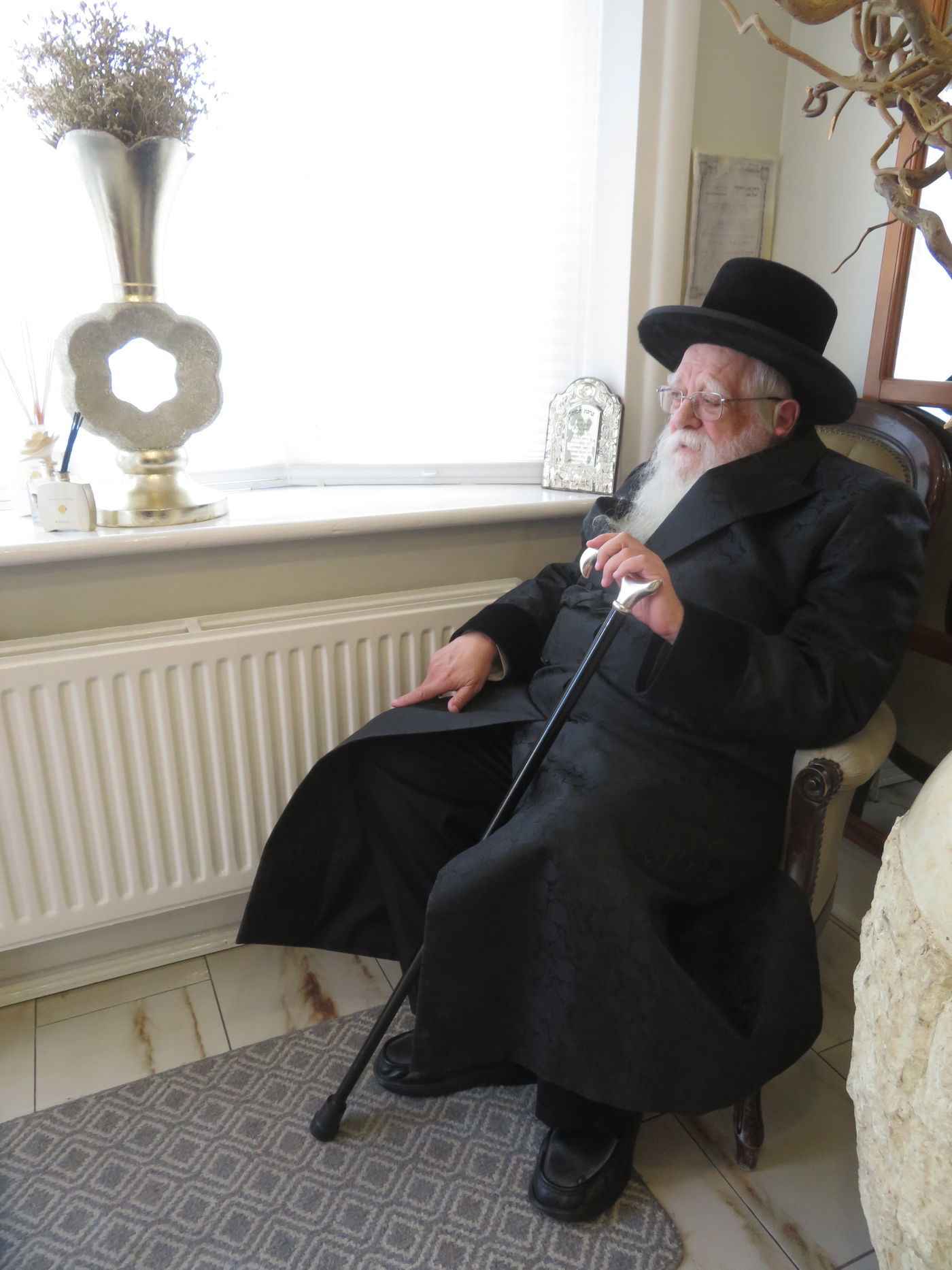 האדמו"ר משאץ ויז'ניץ בביקור בלונדון