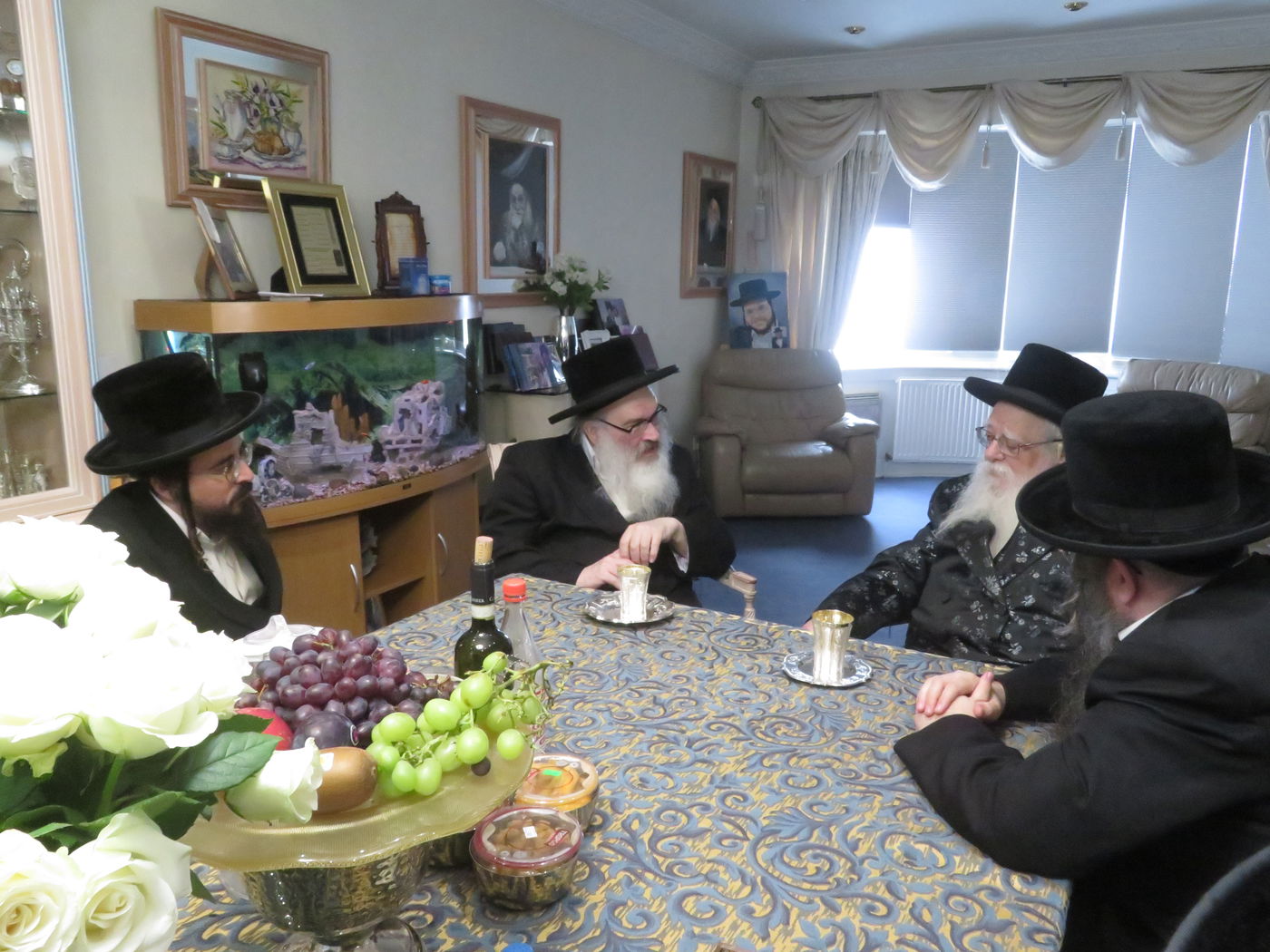 האדמו"ר משאץ ויז'ניץ בביקור בלונדון