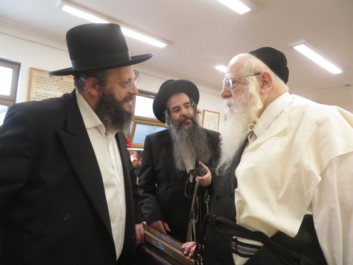 האדמו"ר משאץ ויז'ניץ בביקור בלונדון