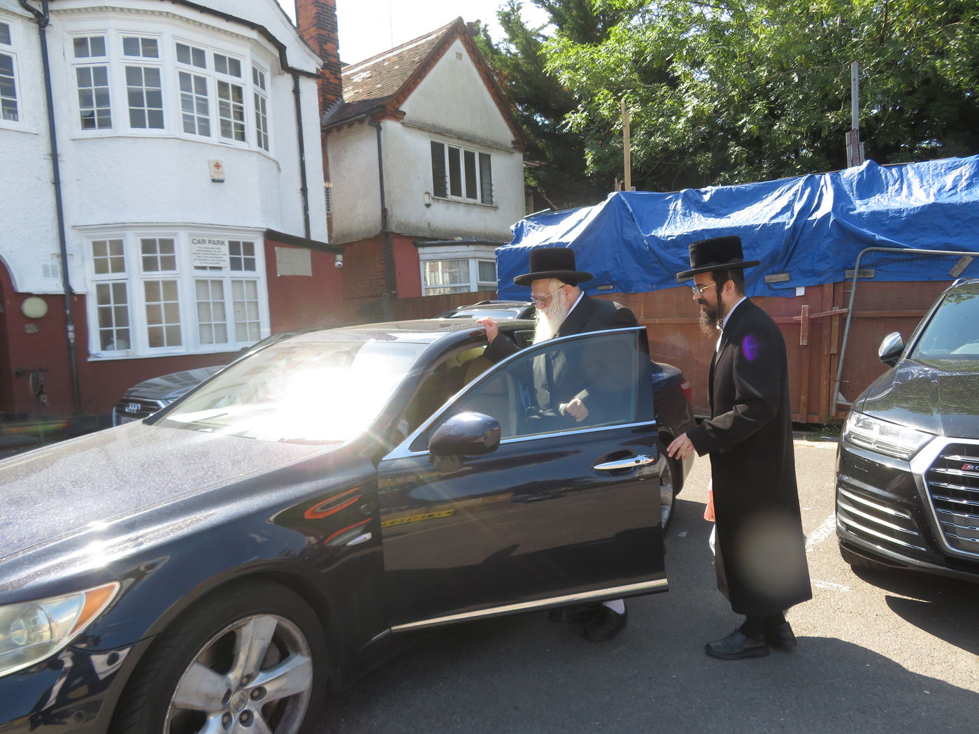 האדמו"ר משאץ ויז'ניץ בביקור בלונדון