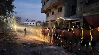 דובר צה"ל מגיב לביקורת: לפעמים צריך להפשיט את החשודים בעזה