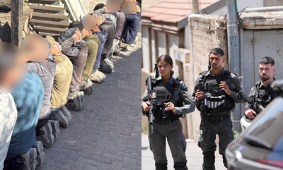 הרכב ניסה להימלט לדרך צדדית - ונתפס | זה מה שהלוחמים תפסו בו