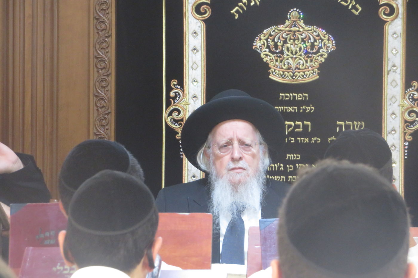 הגרש"י זעפרני בשיעור כללי בישיבת 'שער המלך'