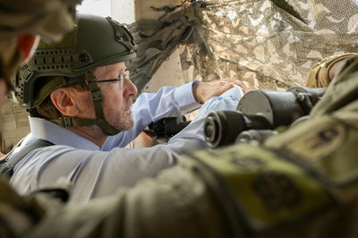 הרצוג ביקר בעזה