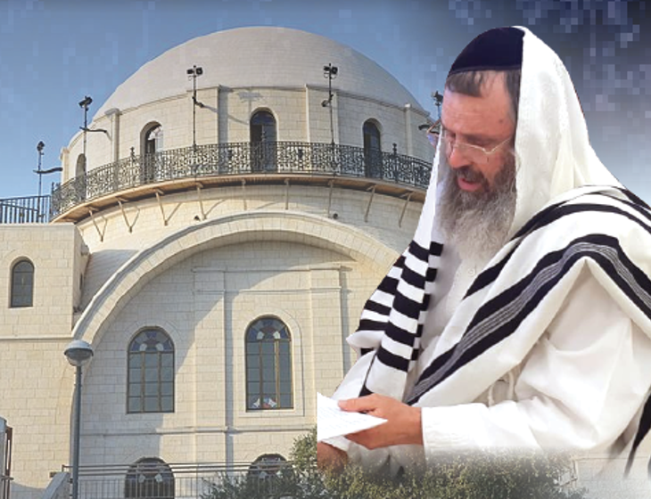 לכבוד יארצייט אהרן הגר"ד כהן יישא כפיו מול מקום המקדש בראשות מניין כהנים