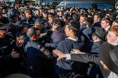 הפגנות נגד מעצר תלמידי ישיבה