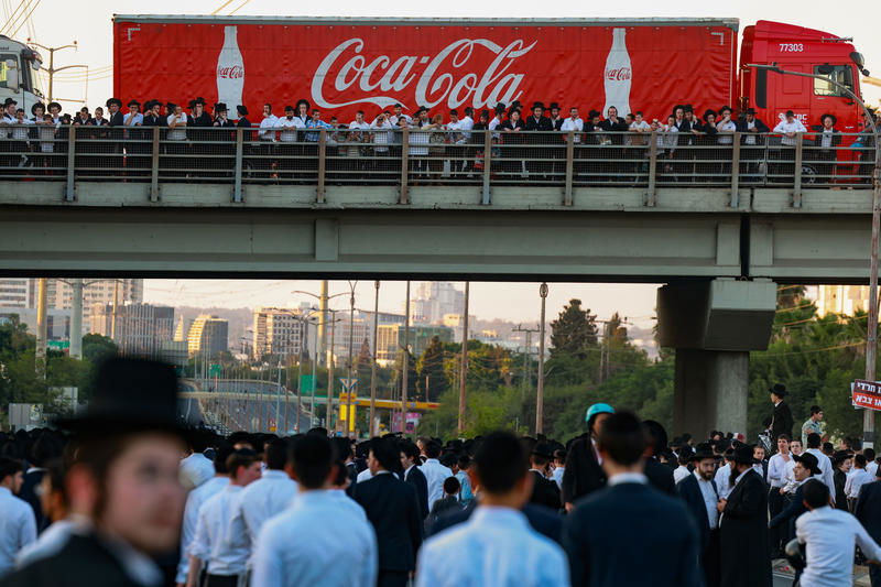 ההפגנות בכניסה לבני ברק