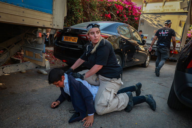 ההפגנות בכניסה לבני ברק