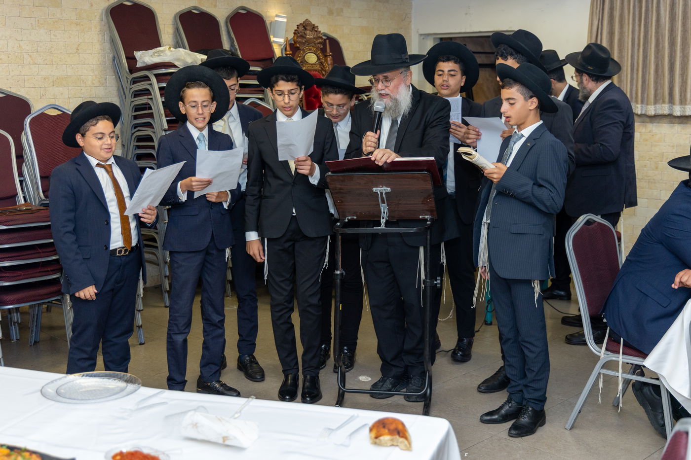 מעמד סיום המסכתות של המחזור הראשון בת"ת 'אוצר התורה' בקריית אתא