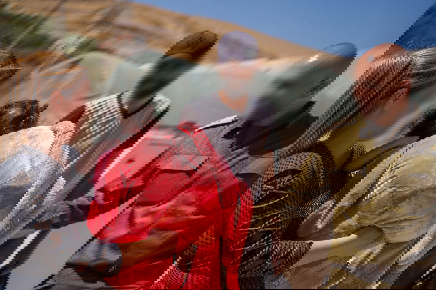 תיעוד מהמתקן הקדמי הנייד למיון וטיפול בפצועים בסוריה