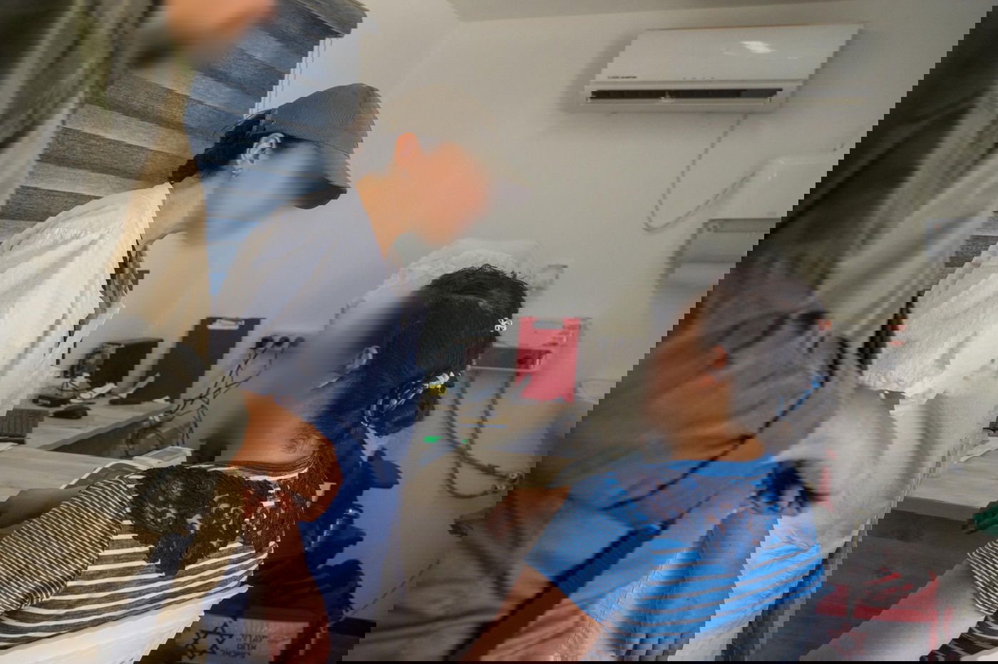 תיעוד מהמתקן הקדמי הנייד למיון וטיפול בפצועים בסוריה