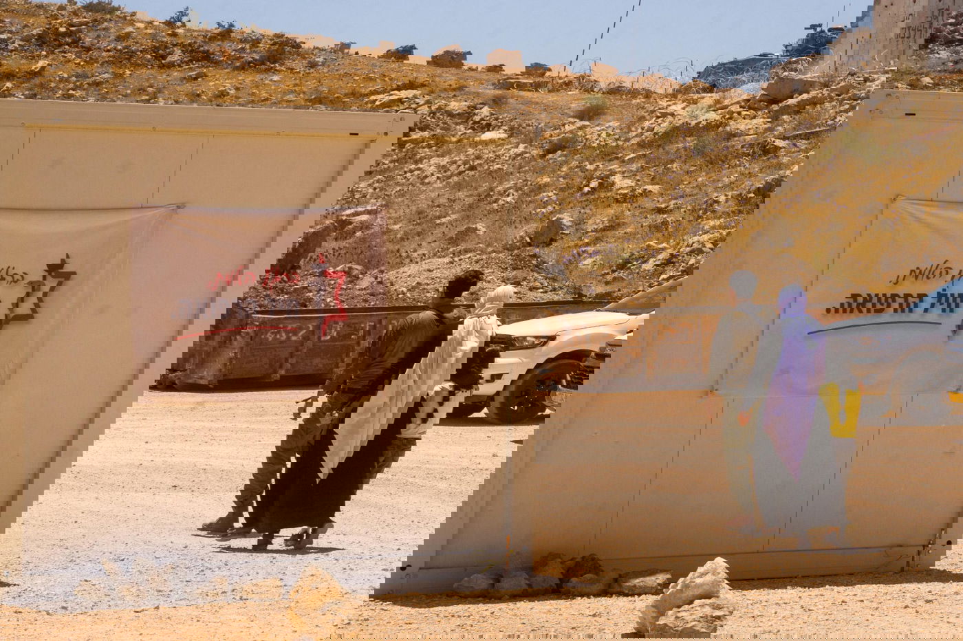 תיעוד מהמתקן הקדמי הנייד למיון וטיפול בפצועים בסוריה