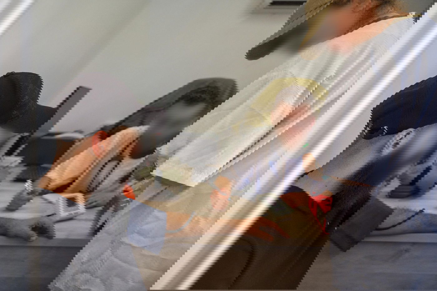 תיעוד מהמתקן הקדמי הנייד למיון וטיפול בפצועים בסוריה