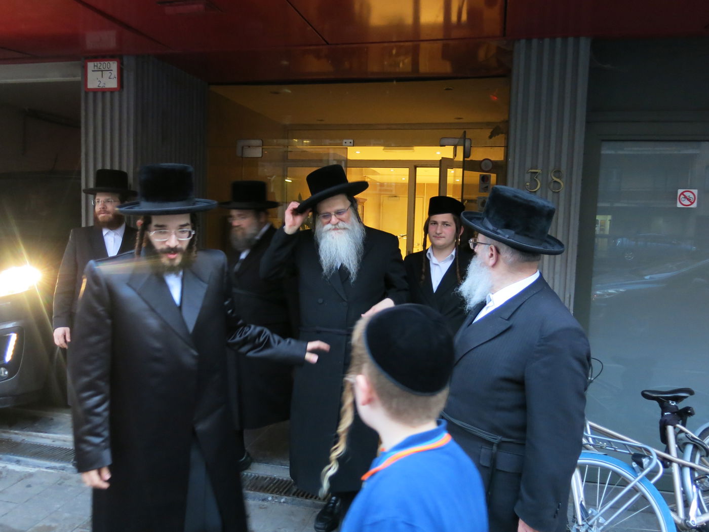 הרב חיים מאיר רוקח בביקור אצל הגה"צ רבי אהרן שיף