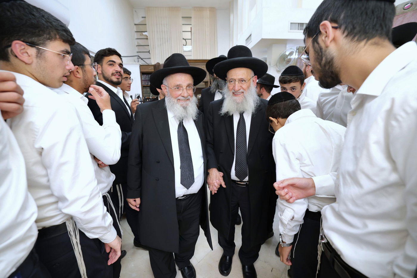 תלמידי 'לבב חכמה' במבחן סיכה אצל הגר"ר אלבז