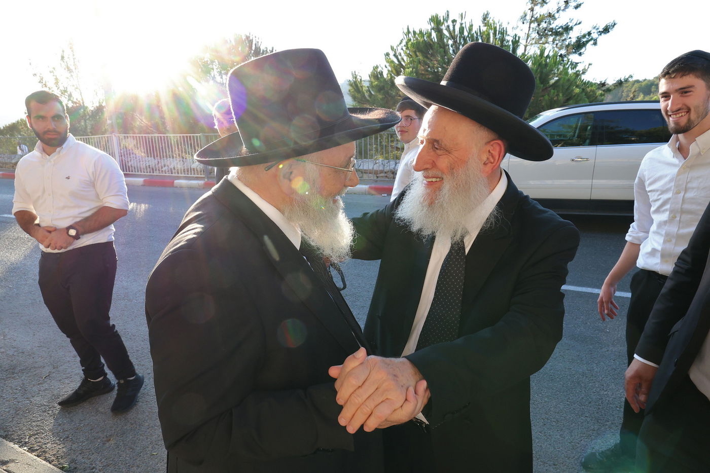 תלמידי 'לבב חכמה' במבחן סיכה אצל הגר"ר אלבז