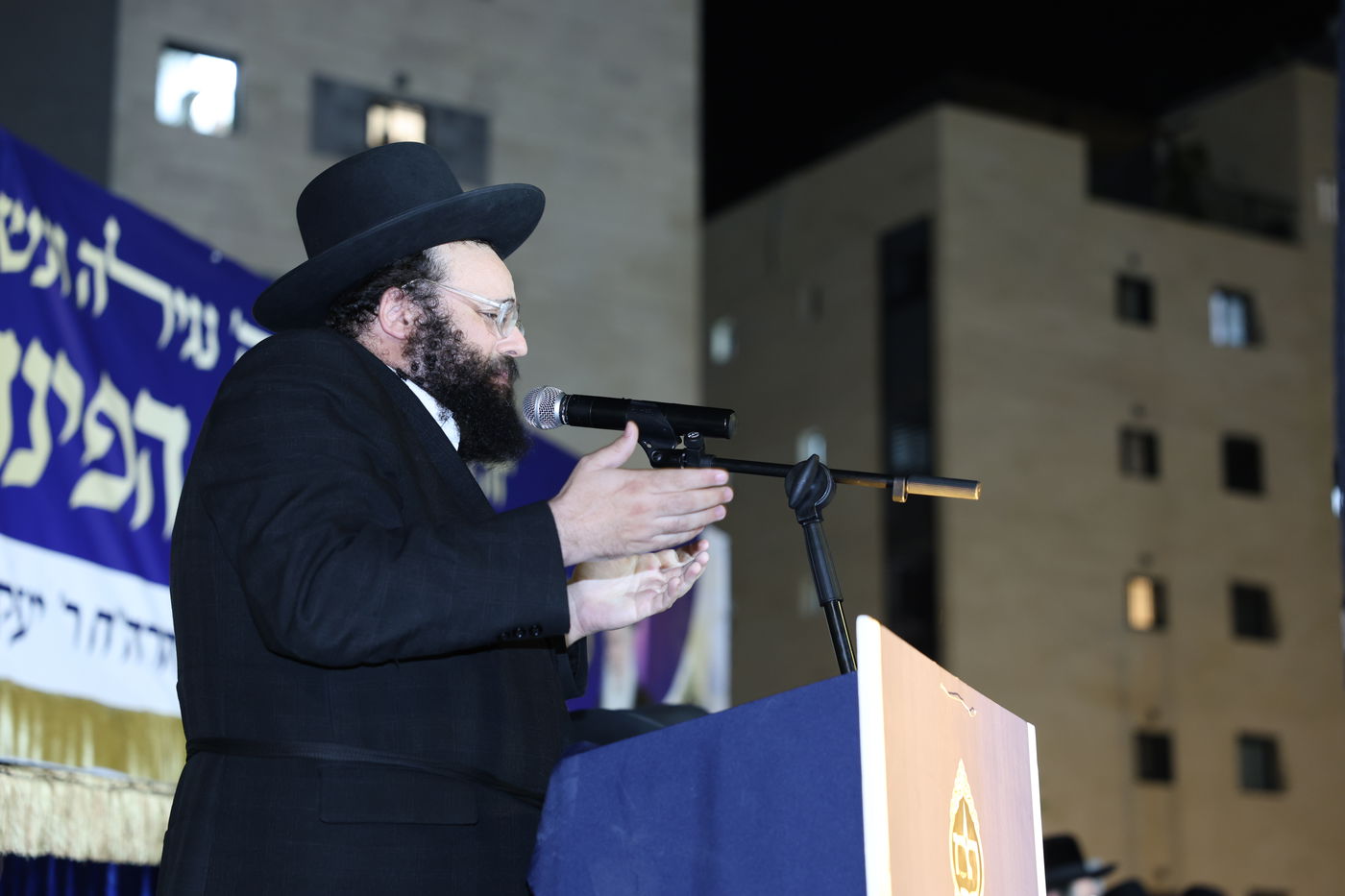 הנחת אבן הפינה לקהילת הגר"ש אלתר בבית שמש